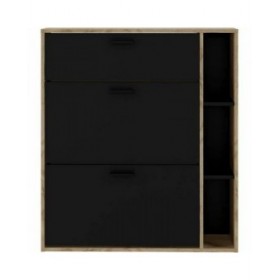 Scarpiera Leona Marrone Rovere Melammina 90 x 25 x 102 cm