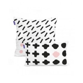 Set di copricuscini HappyFriday Blush Multicolore 2 Pezzi
