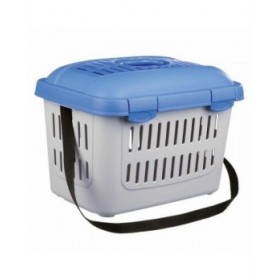 Trasportino Trixie Midi-Capri Azzurro Plastica