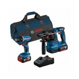 Set trapano e accessori BOSCH GSR18V-45 + GBH 18V-22 18 V