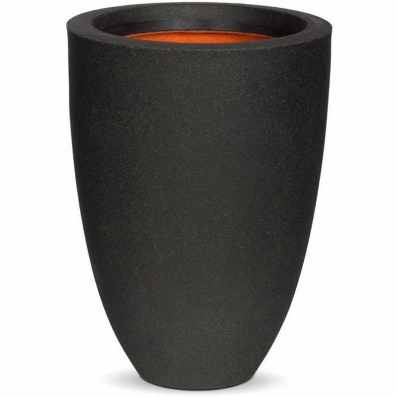 Vaso Capi Europe Nero Plastica Rotondo