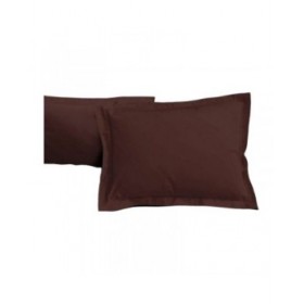 Set di federe Lovely Home LH71587 Marrone 50 x 70 cm 2 Unità