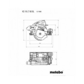 Seghetto Alternativo Metabo KS 18 LTX 66 BL