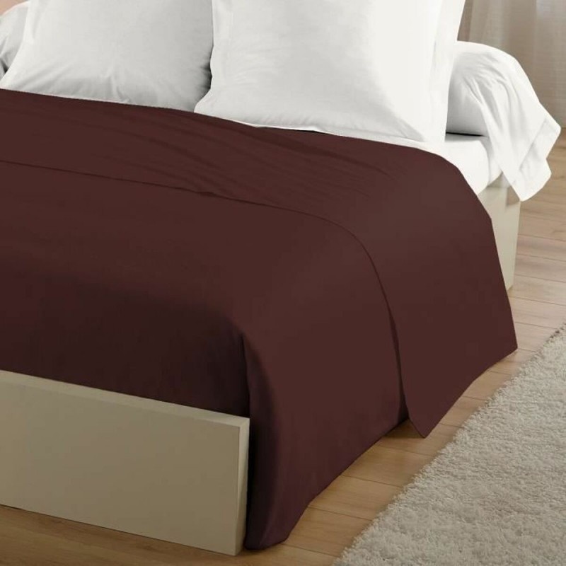 Lenzuolo Superiore Lovely Home Marrone 180 x 290 cm