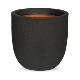 Vaso Capi Europe Nero Plastica Ovale Ø 43 cm