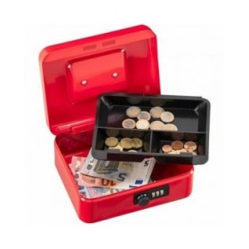 Cassetta di raccolta Burg-Wachter Money Code 5020 Rosso Acciaio Combinazione