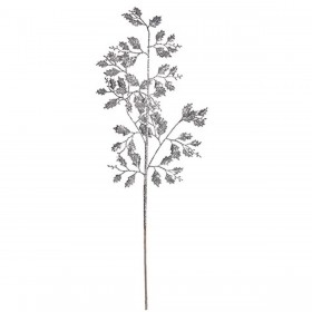 Ramo Porporina Argentato Metallo Plastica 41 x 75 x 2,5 cm (12 Unità)