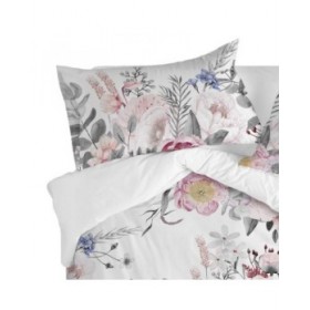 Set di federe HappyFriday Delicate bouquet Multicolore Matrimoniale 50 x 75 cm 15 x 1 x 38 cm