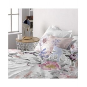 Set di federe HappyFriday Delicate bouquet Multicolore Matrimoniale 50 x 75 cm 15 x 1 x 38 cm