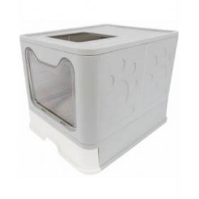Lettiera per Gatti MPETS SILE TOP Grigio Plastica
