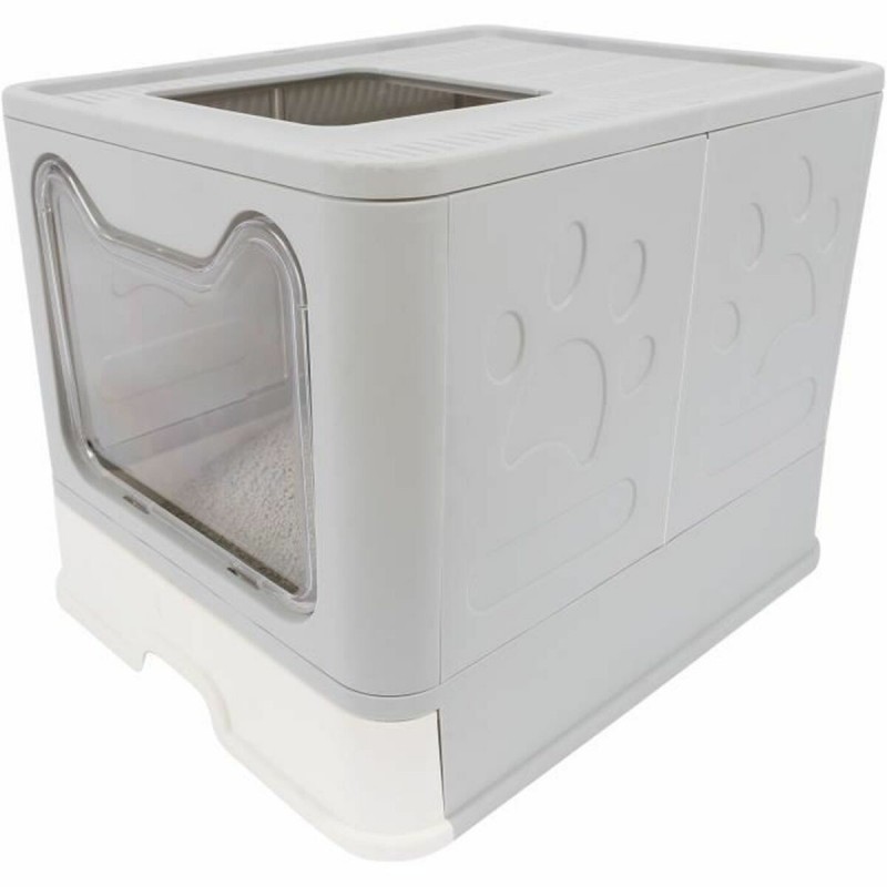Lettiera per Gatti MPETS SILE TOP Grigio Plastica