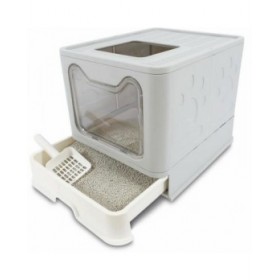Lettiera per Gatti MPETS SILE TOP Grigio Plastica