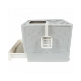 Lettiera per Gatti MPETS SILE TOP Grigio Plastica
