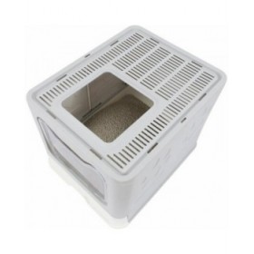 Lettiera per Gatti MPETS SILE TOP Grigio Plastica