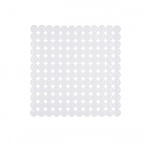 Tappetino Antiscivolo da Doccia Bianco PVC 68 x 36 x 1 cm (6 Unità)