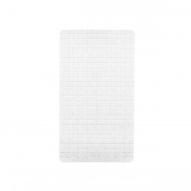 Tappetino Antiscivolo da Doccia Quadri Bianco PVC 67,7 x 38,5 x 0,7 cm (6 Unità)