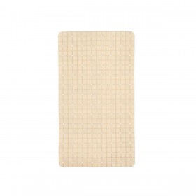 Tappetino Antiscivolo da Doccia Quadri Beige PVC 67,7 x 38,5 x 0,7 cm (6 Unità)