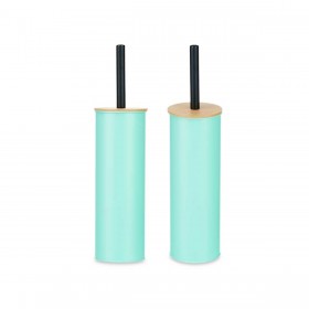 Scopino per il Bagno Menta Metallo Bambù Plastica 9,5 X 27 X 9,5 cm (6 Unità)