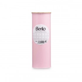 Scopino per il Bagno Rosa Metallo Bambù Plastica 9,5 X 27 X 9,5 cm (6 Unità)