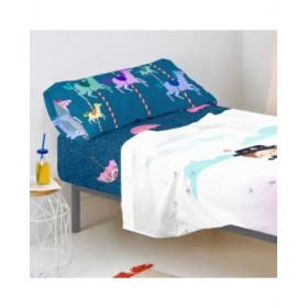 Lenzuolo con angoli HappyFriday MR FOX Multicolore 105 x 200 x 32 cm