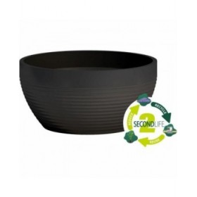 Vaso Garden ID Nero 25 x 12 cm