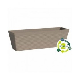 Vaso rettangolare da Balcone Garden ID Taupé 50 x 16 x 16 cm