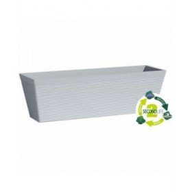 Vaso rettangolare da Balcone Garden ID Grigio 50 x 16 x 16 cm