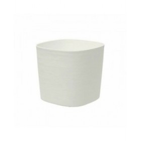 Vaso Garden ID Respect Bianco 30 x 30 cm