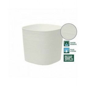Vaso Garden ID Respect Bianco 30 x 30 cm