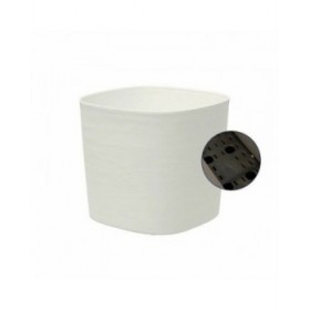 Vaso Garden ID Respect Bianco 30 x 30 cm