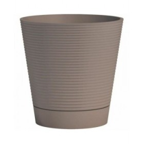 Vaso Autoirrigante Garden ID Taupé 40 cm