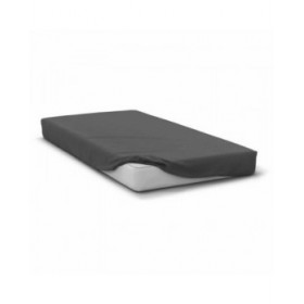 Lenzuolo con angoli aderenti HOME LINGE PASSION HP71766 Grigio Antracite 140 x 190 + 30 cm