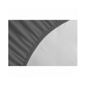 Lenzuolo con angoli aderenti HOME LINGE PASSION HP71766 Grigio Antracite 140 x 190 + 30 cm
