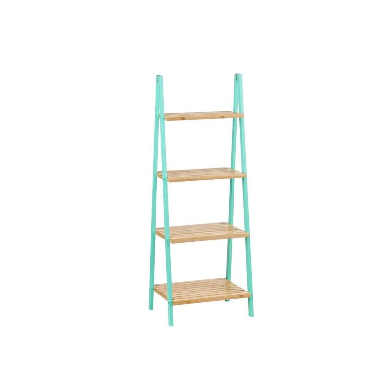 Scaffale da Bagno Naturale Menta Bambù Legno di pino 40 x 109,3 x 30 cm