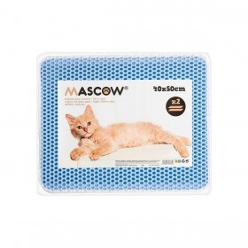 Tappetino per Lettiera per Gatti Azzurro 50 x 40 x 1,5 cm (12 Unità)