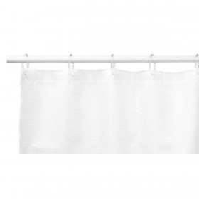 Tenda da Doccia Punti Bianco Poliestere 180 x 180 cm (12 Unità)