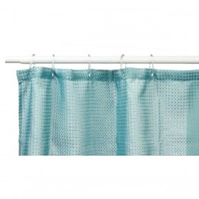 Tenda da Doccia Punti Verde Turchese Poliestere 180 x 180 cm (12 Unità)