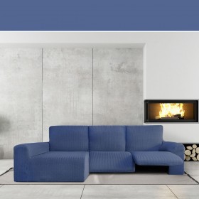Rivestimento per chaise longue braccio lungo sinistro Eysa JAZ Azzurro 180 x 120 x 360 cm
