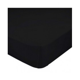 Lenzuolo con angoli aderenti HappyFriday Nero 160 x 200 x 32 cm