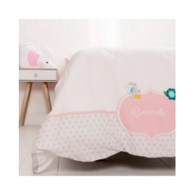 Set di copripiumino HappyFriday Multicolore Singolo Cenerentola 2 Pezzi
