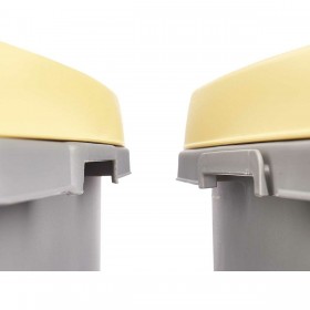 Cestino Stefanplast Giallo Grigio Plastica 25 L (6 Unità)