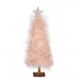 Albero di Natale Rosa Legno Plastica 9 x 34 x 9 cm (6 Unità)