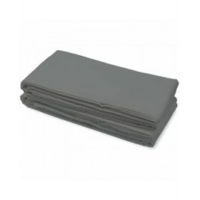 Set di Lenzuola HOME LINGE PASSION Flat sheet Grigio Letto singolo 180 x 290 cm