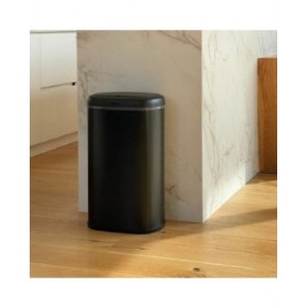 Secchio della spazzatura Kitchen Move Nero Acciaio inossidabile 58 L