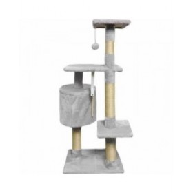 Tiragraffi per Gatti Paloma tree Grigio Stoffa Legno Sisal (1 Unità)