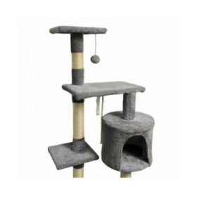 Tiragraffi per Gatti Paloma Dark Grigio Poliestere Stoffa Legno (1 Unità)