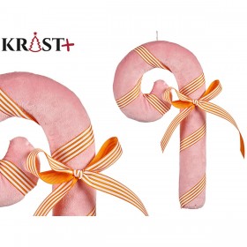 Decorazione Natalizia Bastone Rosa 15 x 27 x 4 cm (12 Unità)