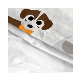 Set di copripiumino HappyFriday Multicolore Singolo Cane 2 Pezzi
