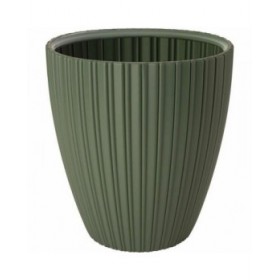 Vaso Garden ID Fancy Verde Polietilene 40 x 42 cm
