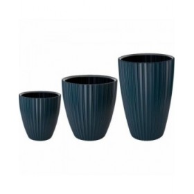 Vaso Garden ID Fancy Azzurro Polietilene 40 x 42 cm